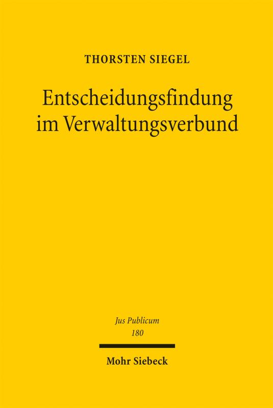 Cover-Bild Entscheidungsfindung im Verwaltungsverbund