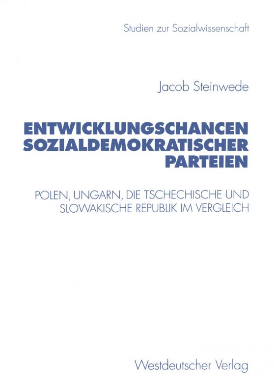Cover-Bild Entwicklungschancen sozialdemokratischer Parteien