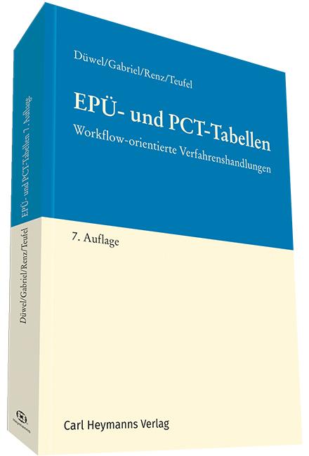 Cover-Bild EPÜ- und PCT-Tabellen