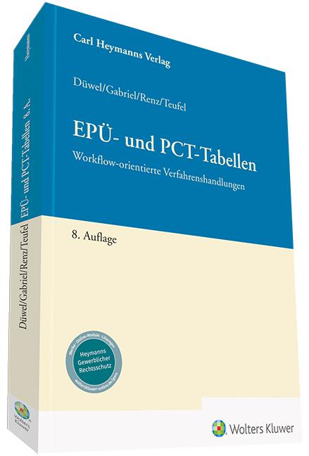Cover-Bild EPÜ- und PCT-Tabellen