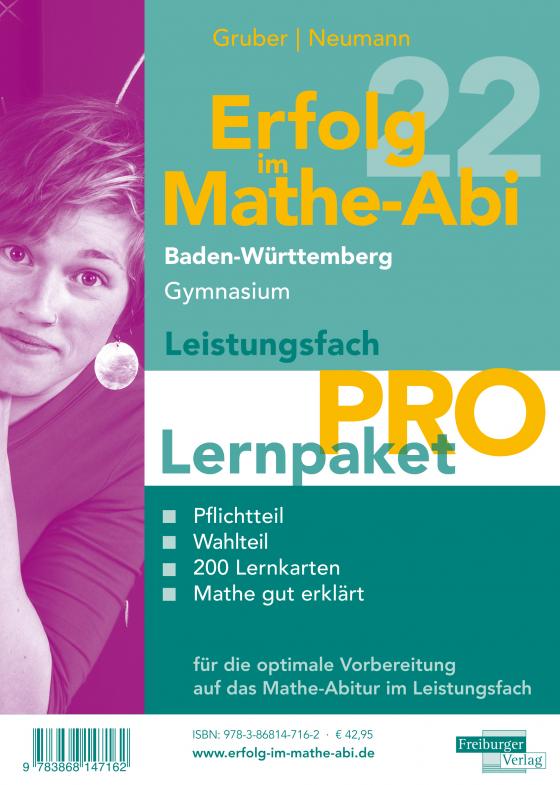 Cover-Bild Erfolg im Mathe-Abi 2022 Lernpaket Leistungsfach 'Pro' Baden-Württemberg Gymnasium