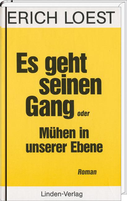 Cover-Bild Es geht seinen Gang oder Mühen in unserer Ebene