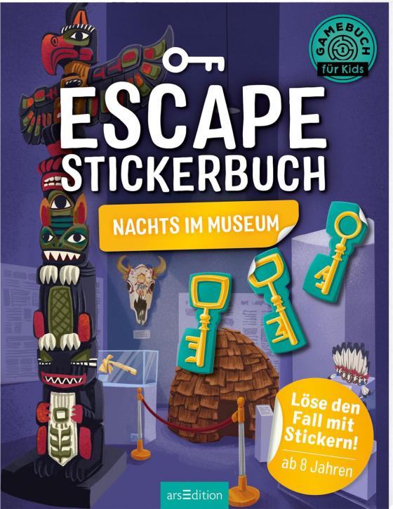 Cover-Bild Escape-Stickerbuch – Nachts im Museum