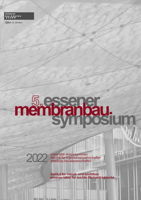 Cover-Bild Essener Membranbau Symposium 2022