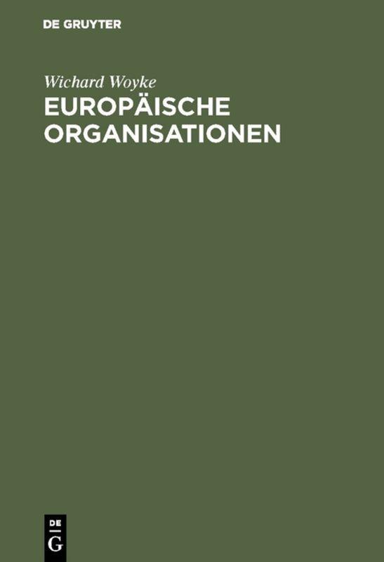 Cover-Bild Europäische Organisationen