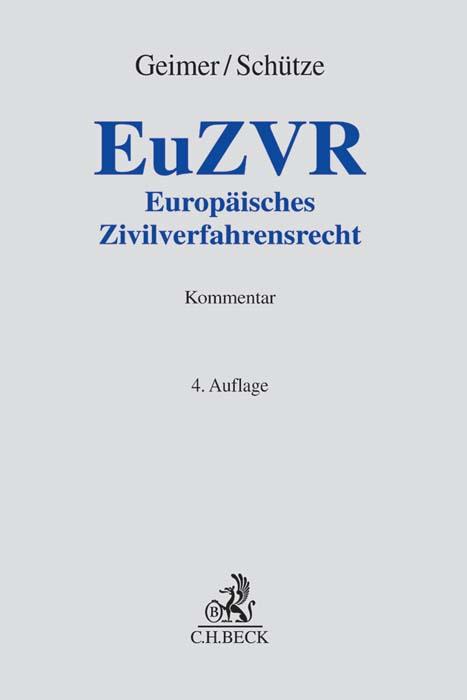 Cover-Bild Europäisches Zivilverfahrensrecht. EuZVR