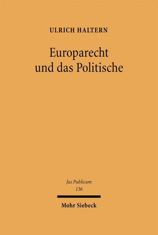 Cover-Bild Europarecht und das Politische