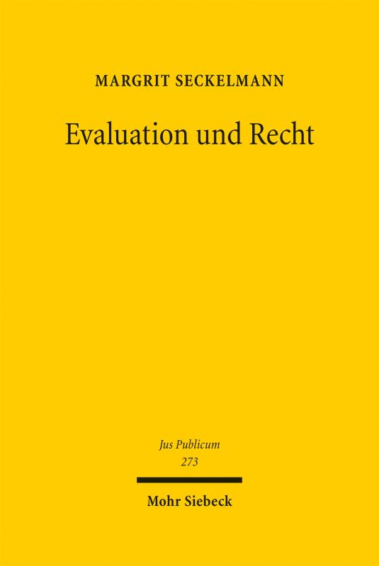 Cover-Bild Evaluation und Recht