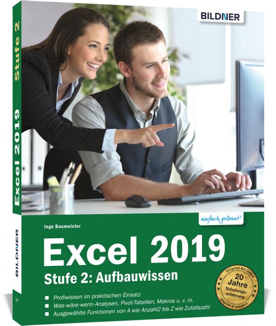 Cover-Bild Excel 2019 - Stufe 2: Aufbauwissen