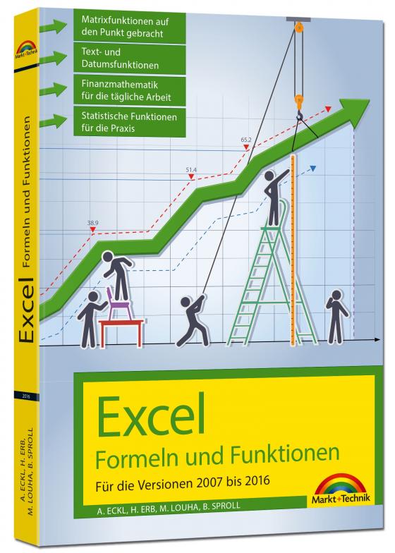 Cover-Bild Excel Formeln und Funktionen für 2016, 2013, 2010 und 2007
