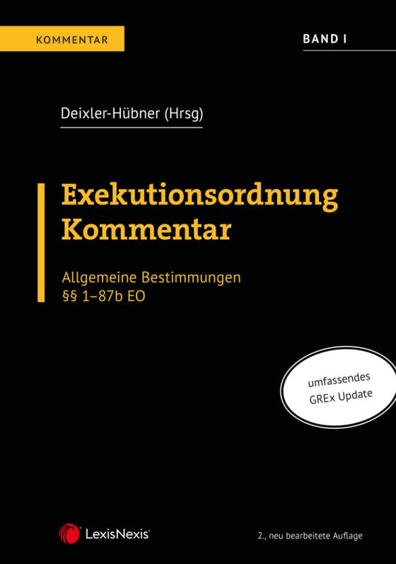 Cover-Bild Exekutionsordnung Kommentar - Band I