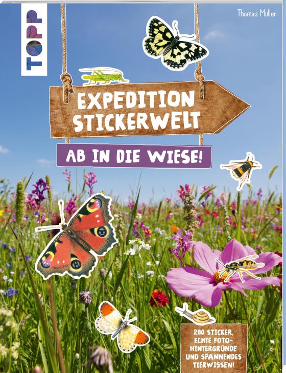 Cover-Bild Expedition Stickerwelt - Ab in die Wiese!