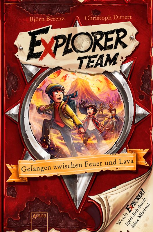 Cover-Bild Explorer Team. Gefangen zwischen Feuer und Lava