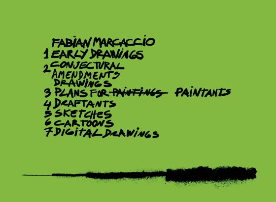 Cover-Bild Fabian Marcaccio: Drawings