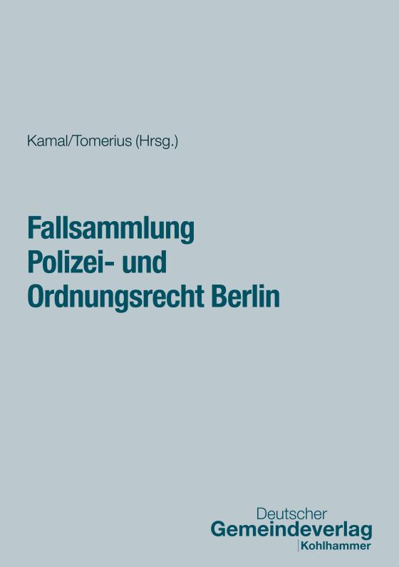 Cover-Bild Fallsammlung Polizei- und Ordnungsrecht Berlin