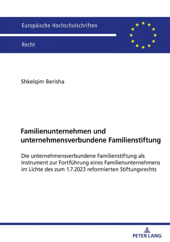 Cover-Bild Familienunternehmen und unternehmensverbundene Familienstiftung