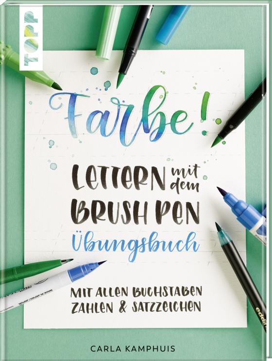 Cover-Bild Farbe! Lettern mit dem Brush Pen Übungsbuch
