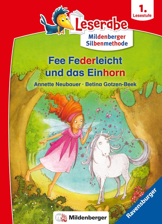 Cover-Bild Fee Federleicht und das Einhorn - Leserabe ab 1. Klasse - Erstlesebuch für Kinder ab 6 Jahren (mit Mildenberger Silbenmethode)