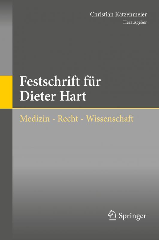 Cover-Bild Festschrift für Dieter Hart