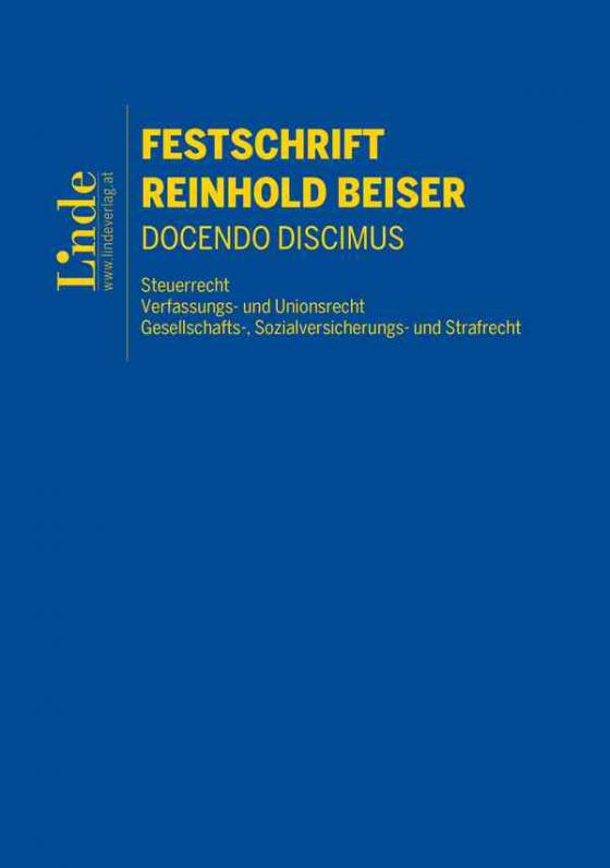 Cover-Bild Festschrift Reinhold Beiser