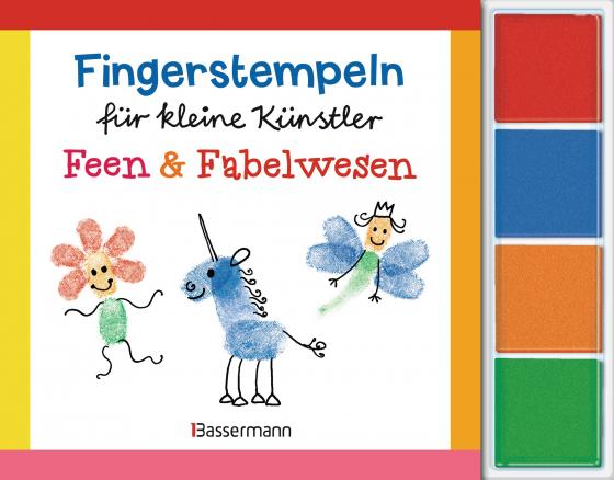 Cover-Bild Fingerstempeln für kleine Künstler-Set - Feen und Fabelwesen