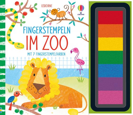 Cover-Bild Fingerstempeln: Im Zoo