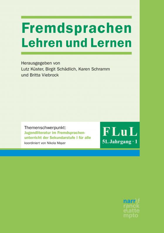 Cover-Bild FLuL - Fremdsprachen Lehren und Lernen, 51, 1