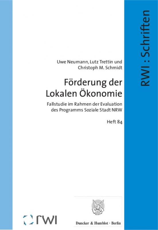 Cover-Bild Förderung der Lokalen Ökonomie.