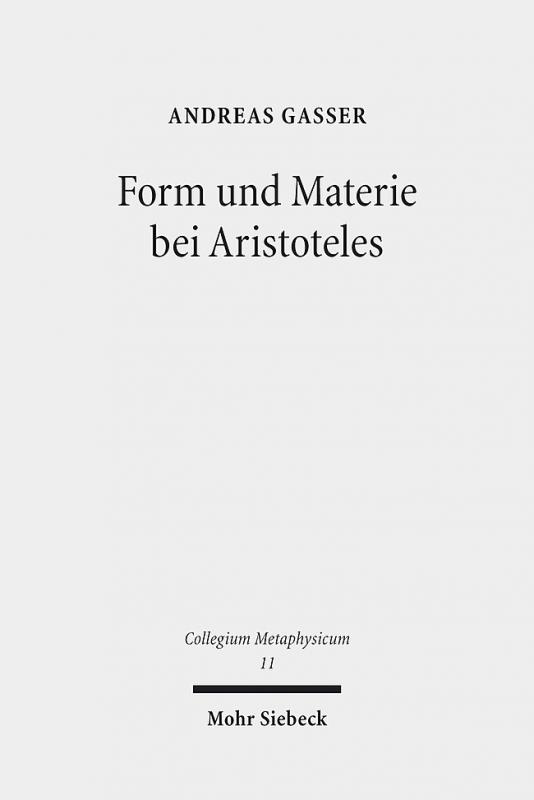Cover-Bild Form und Materie bei Aristoteles