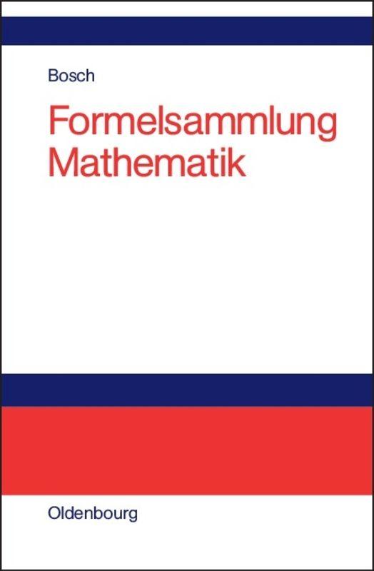 Cover-Bild Formelsammlung Mathematik