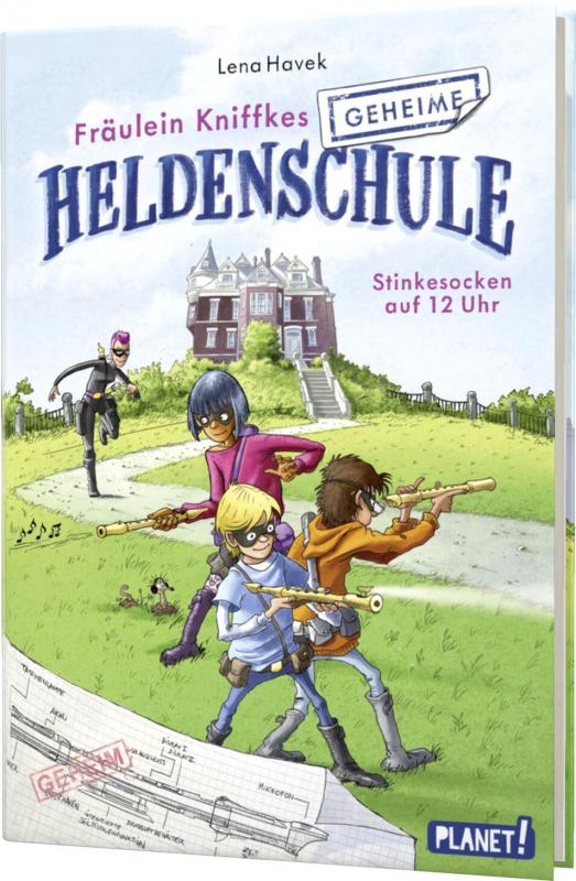 Cover-Bild Fräulein Kniffkes geheime Heldenschule 1: Stinkesocken auf 12 Uhr