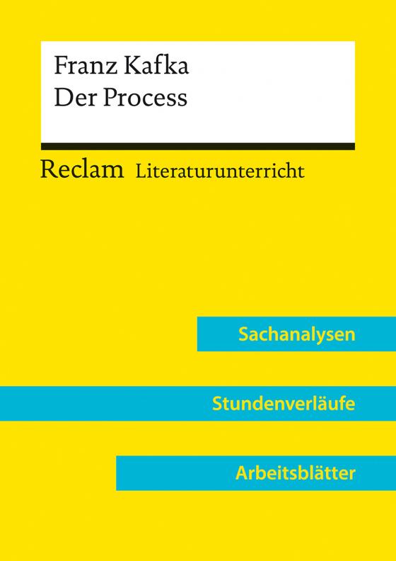 Cover-Bild Franz Kafka: Der Process (Lehrerband)