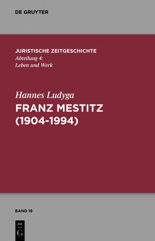Cover-Bild Franz Mestitz (1904–1994)