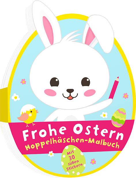 Cover-Bild Frohe Ostern – Hoppelhäschen–Malbuch