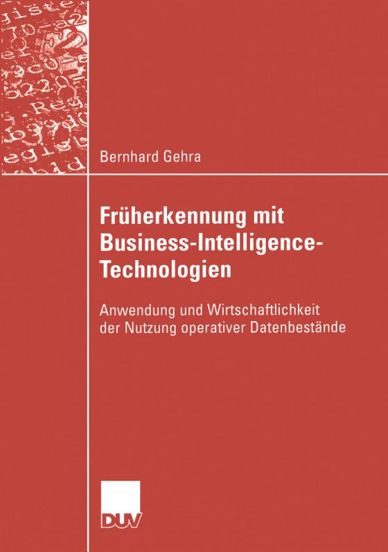 Cover-Bild Früherkennung mit Business-Intelligence-Technologien