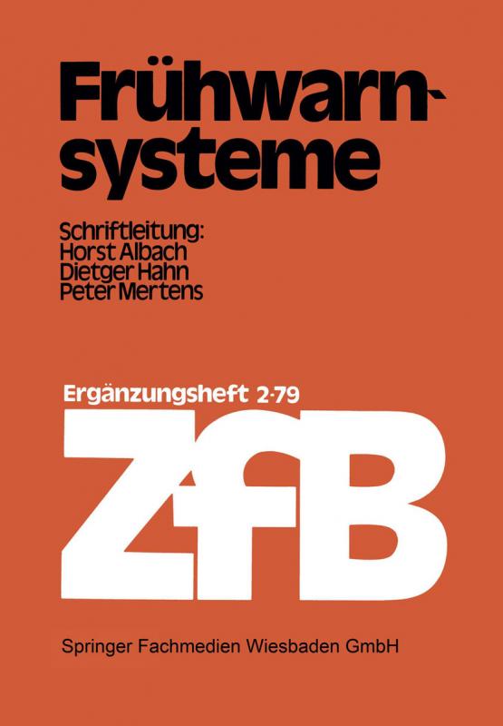 Cover-Bild Frühwarnsysteme