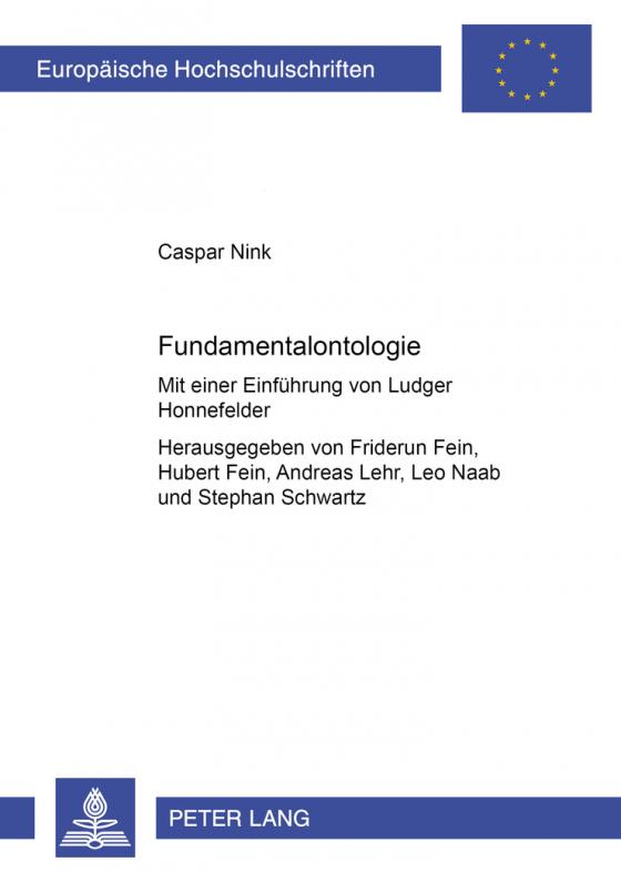 Cover-Bild Fundamentalontologie