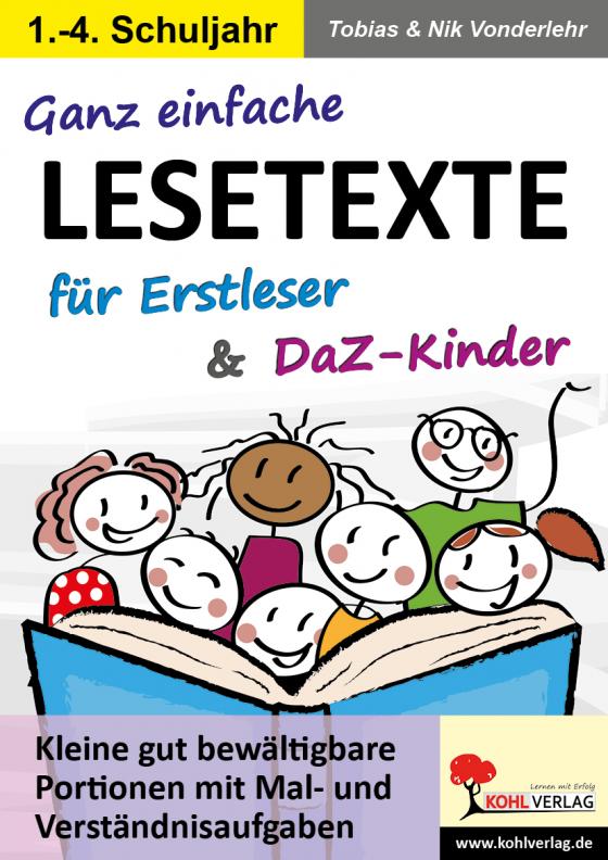 Cover-Bild Ganz einfache Lesetexte für Erstleser und DaZ-Kinder