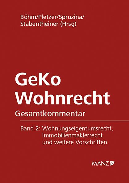 Cover-Bild GeKo Wohnrecht Gesamtkommentar Band 2