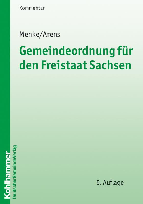 Cover-Bild Gemeindeordnung für den Freistaat Sachsen