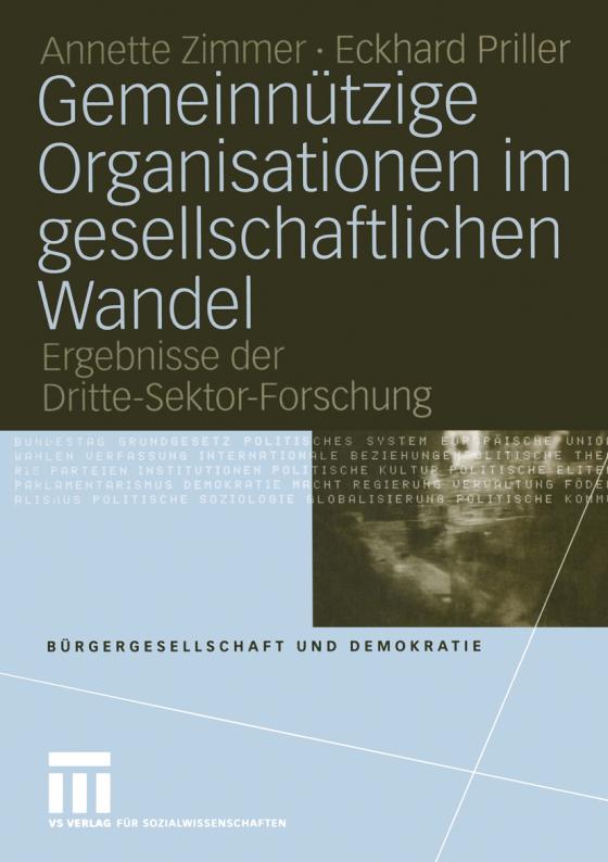 Cover-Bild Gemeinnützige Organisationen im gesellschaftlichen Wandel