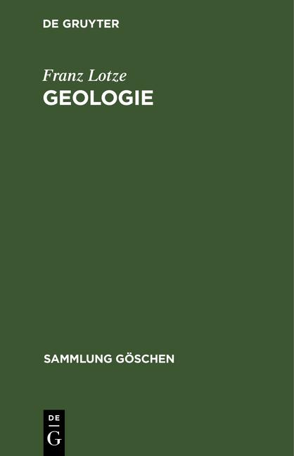 Cover-Bild Geologie
