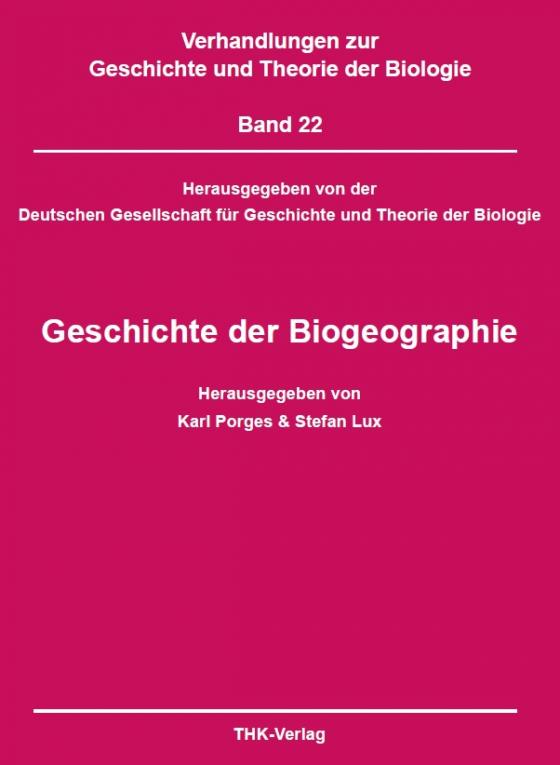 Cover-Bild Geschichte der Biogeographie