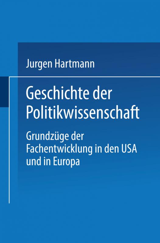 Cover-Bild Geschichte der Politikwissenschaft