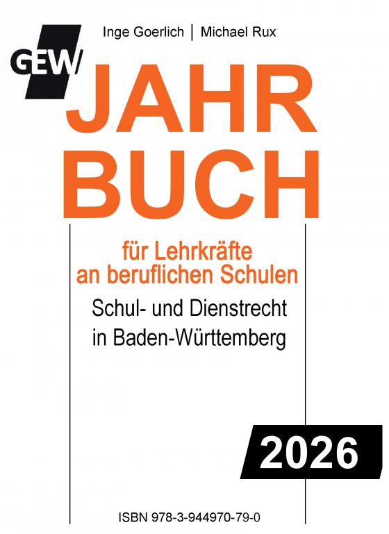 Cover-Bild GEW-Jahrbuch 2026 für Lehrkräfte an berufliche Schulen