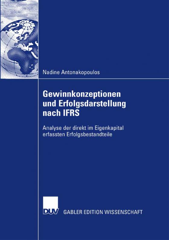 Cover-Bild Gewinnkonzeptionen und Erfolgsdarstellung nach IFRS