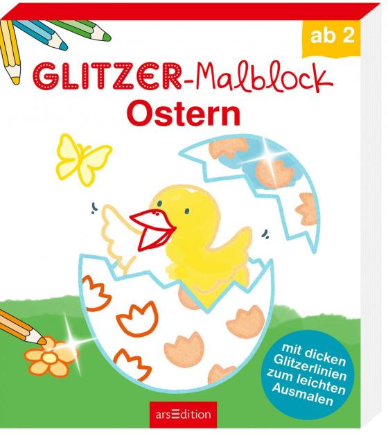 Cover-Bild Glitzer-Malblock Ostern
