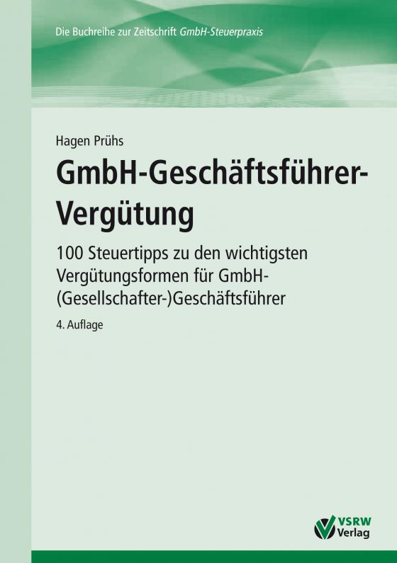 Cover-Bild GmbH-Geschäftsführer-Vergütung 4. Auflage