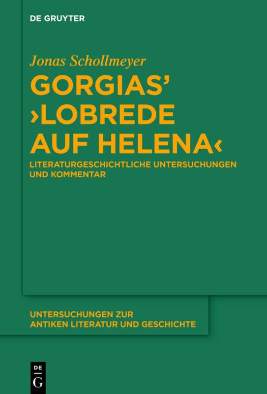 Cover-Bild Gorgias’ ›Lobrede auf Helena‹