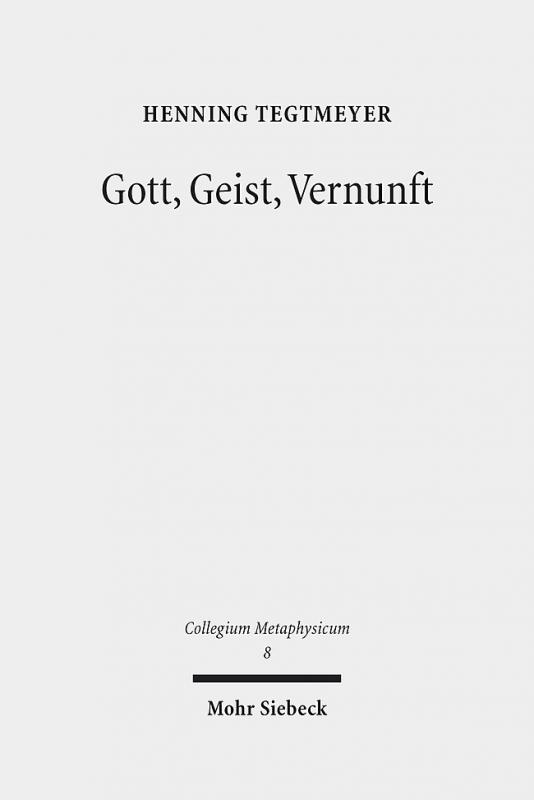 Cover-Bild Gott, Geist, Vernunft